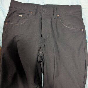 Mens Bertini Size 32 / 34 Black Casual Pants
